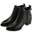 Genuine Leather Pointed Toe Women Martin Boots Top Brand Fashion King