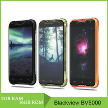 Original Blackview BV5000 5.0” Android 5.1 Waterproof Smartphone MTK6735P Quad Core 4780mAh ROM 16GB RAM 2GB LTE 4G Cells Phone