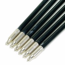 Free Shipping 6pcs pack 30 Fiberglass Arrow Plastic Vanes Spine500 Steel Point For Hunting Bow Archery
