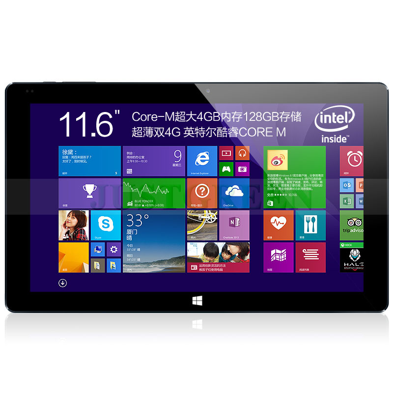 Original Cube I7 Win 8 1 Tablet PC 11 6 Inch Core M 4GB RAM 64GB