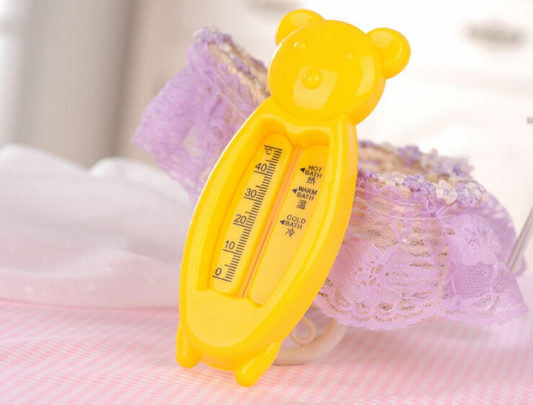 0-50 Centigrade Kawaii Bear Infrared Baby bath Water Thermometer Bath Room Temperature Measurement Infant Monitor Termometro (10)