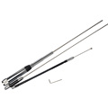 Stainless Steel SL16 Male Quad Band Antena 29 6 50 5 144 435MHz FM Mobile Radio
