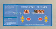Free Shipping By DHL 1PC Digital VGT 1990QTD 110 220V Professional Ultrasonic Cleaner Jewelry Bath Household