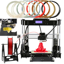 220*220*240mm 3D printer Reprap prusa i3 DIY kits I3 Aluminium Extrusion melzi Mainboard 1roll filament 8GB SD card for free