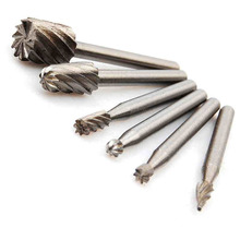 6pcs dremel rotary tool mini drill tools for woodworking drill bit set wood tools knife wood carving tools kit accessories