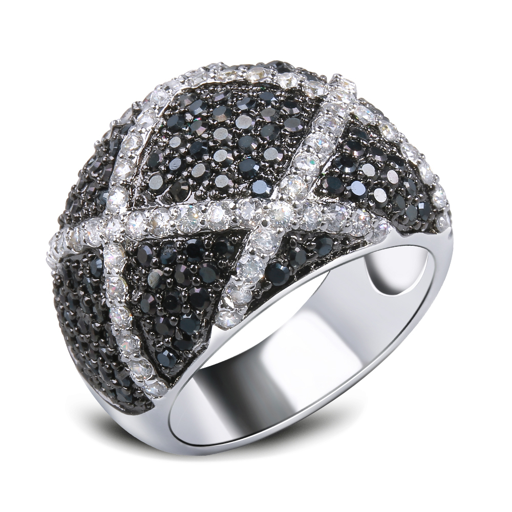 Buy Wholesale cz stone ring lots Black rings for women