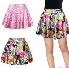 New Adventure Time Tennis Skirts Ladies Kawaii Summer Pleated Running Miniskirt Pettiskirt Tutu Party Saia Sweet