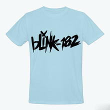 New Fashion Mens T Shirt Blink 182 Printed Cotton Custom Logo Personalized Men Short Sleeve Summer