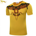 EA 2016 Brand Clothing Fashion Casual T shirt Men Cotton Sport fitness Creative eagle Print T