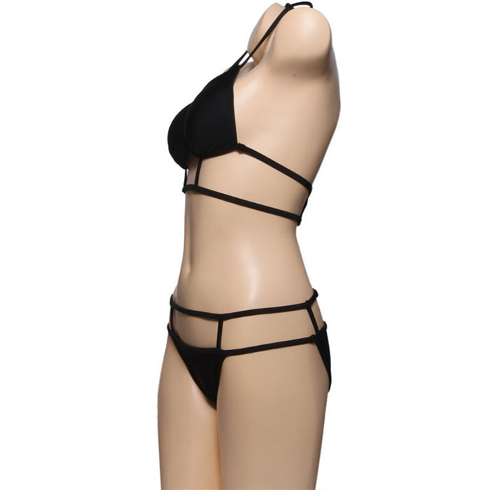 2015 Brand Women Swim Wear Push Up Bikinis Sexy Triangl Bathing Suit Bandage Swimwear Bikini Set Brazilian Swimsuit Plus Size (1)