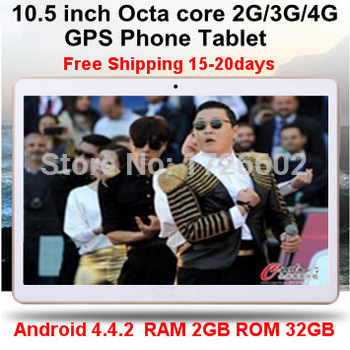 10 5 inch 8 core Octa Cores 2560X1600 DDR 4GB ram 32GB 8 0MP Camera 3G