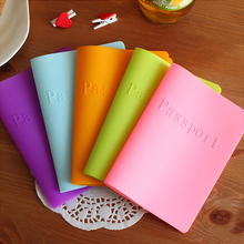 Passport Cover, Candy-colored Silicone Cover For Passport, Dustproof Waterproof Color Passport Holder
