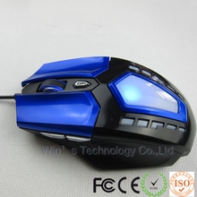 New Arrival optical Wired Gaming Mouse mouse 2100 DPI 6 Button LED Optical USB mouse Mice computer mouse gamer Free shipping
