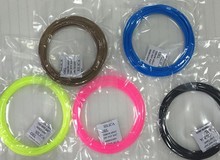 2015 High Quality 3D Printer ABS Filament 50g/20M Plastic Rubber Ribbon Con55sumables Filament 1.75mm Black Wholesale