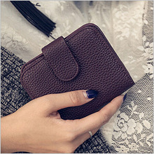 2016 New Arrive Wallets Woman’s Casual PU Leather Fashion Brand Purses Wallet Female Handbag Clutch Card Holder Gift S266