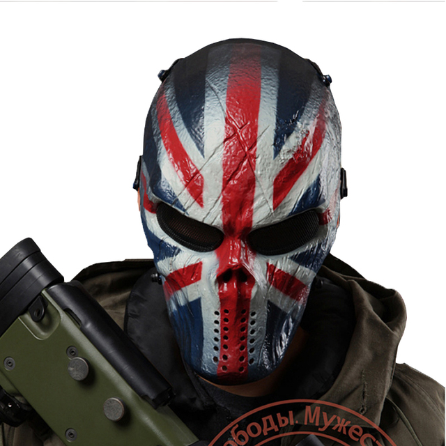 Aazon.co: Airsoft Ask Full Face - Scary Skull Halloween Ghost Ask