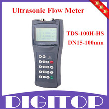 Alta calidad TDS-100H-HS Ultrasonic Flow Meter caudalímetro abrazadera en el Sensor ( DN15-100mm ) envío gratuito