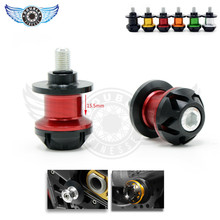 New aksesoris motor, Cnc Billet aluminium Swingarm gulungan slider merah 6 colors for suzuki GSXR600 GSXR750 GSXR1000 GSX650F