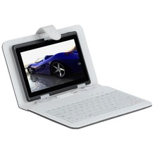 Hot 5 Colors Universal for All Tablet PCs with standrad mini micro USB English Keyboard PU