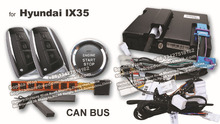 For Hyundai IX35 CAN BUS Plug Play car alarm push button start smart key keyless entry