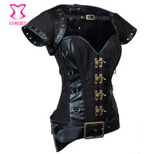 Plus Size Waist Training Corset Steampunk Gothic Clothing Sexy Korsett Corpetes E Espartilhos Para Festa Steel Boned Corsets
