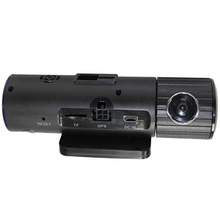 X6000 Car DVR 2 0 inch LCD Rotatable Dual Camera Lens GPS Car DVR with G