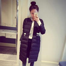 Women winter clothing thick long sections Slim cotton padded jacket coat winter parka for women warm winter outerwear TT213