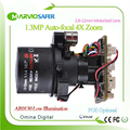 960P 1 3 Million Pixel HD 4X zoom 2 8 12mm IP PTZ module autofocal lens