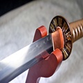 Clay Tempered T 10 Steel Japanese Samurai High Quality Brass Tsuba Katana Real Yokote Sword