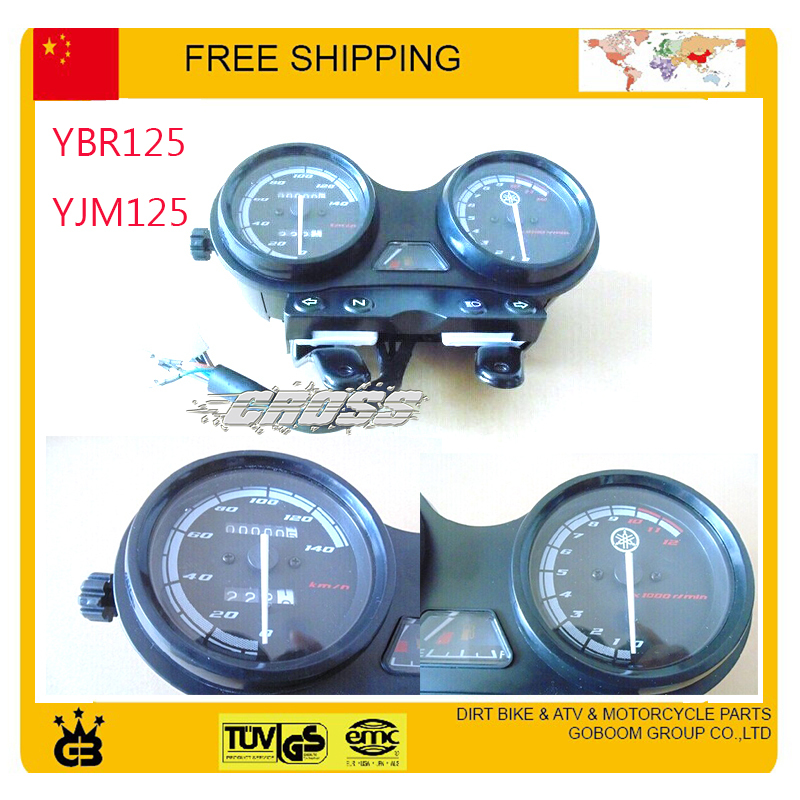 Eruo I standard 125cc Motorcycle Odometer Speedometer speedo meter  YBR JYM 125 free shipping