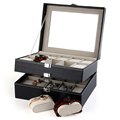 PU Leather 20 Grids Watch Display Case Box Jewelry Storage Organizer Elegant Watch box gifts Organizer