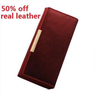 horsehair women wallets genuine leather purses designer brand long ladies leather wallet woman 100 real leather