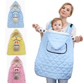 Winter Baby Carrier Cover with pockets for Mom Cloak for Sling Wrap Mantle Cover Backpack Carrier