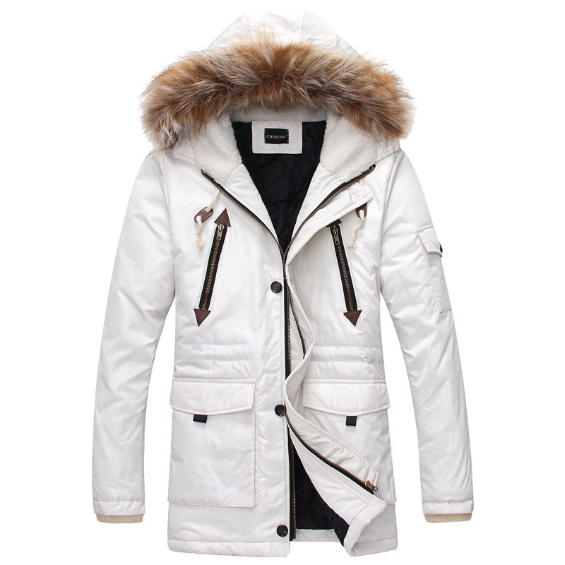White Winter Jacket With Fur Hood Mens - Best Hood 2017