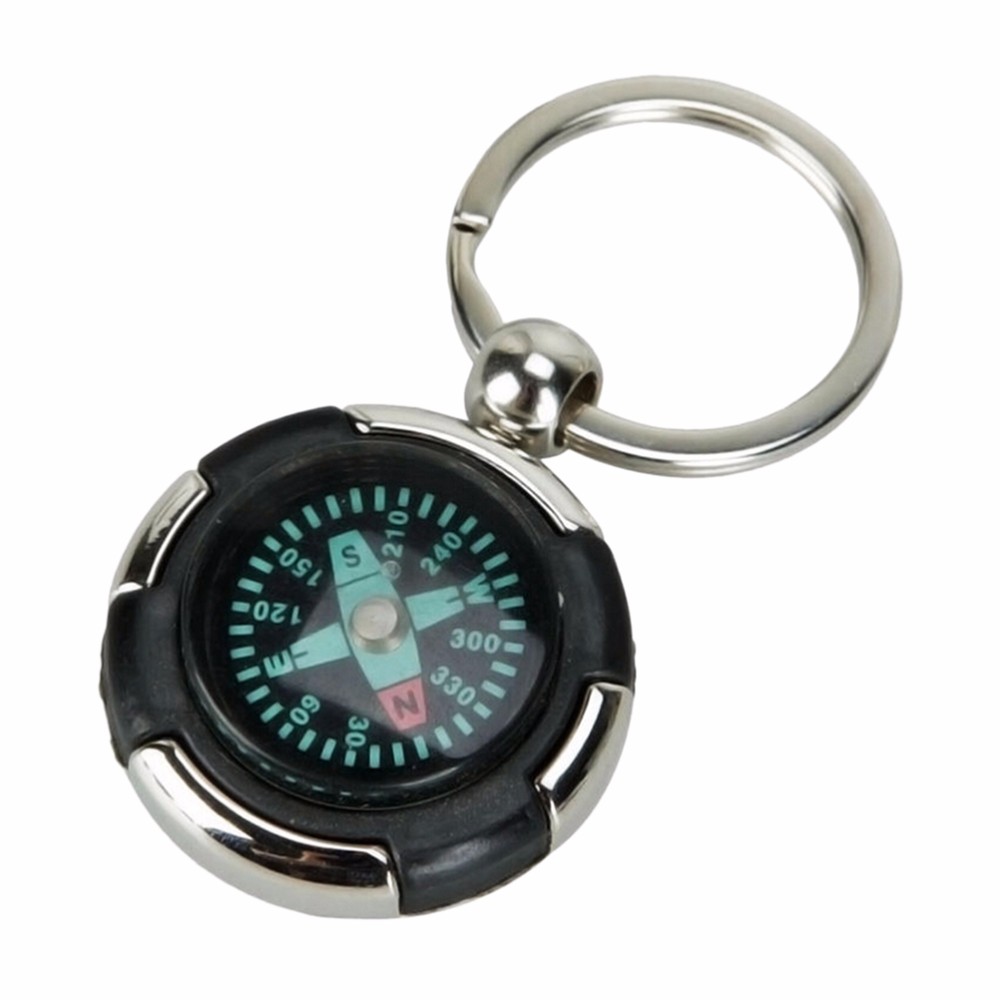 Wholesale Mini Portable Pocket Compass Sports Keychain Ring Compass