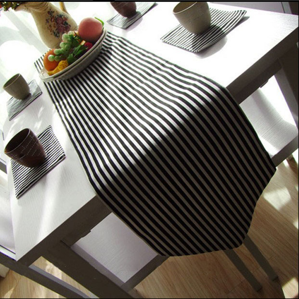 Black and White Striped Tablecloth Reviews Online Shopping Black and