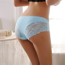 Sexy Women Lace Briefs Low Waist Lingerie Seamless Underwear Panties