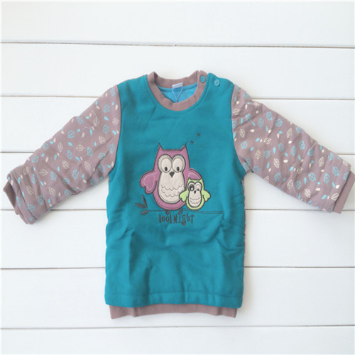 2014 winter autumn 2-6 age cartoon padded shirt ...