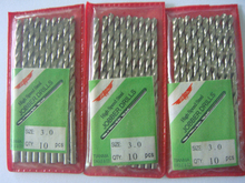 3 mm broca helicoidal 30 unids = 1 lote acero alta velocidad caliente venta! máximo perforación mayoristas en toda la red