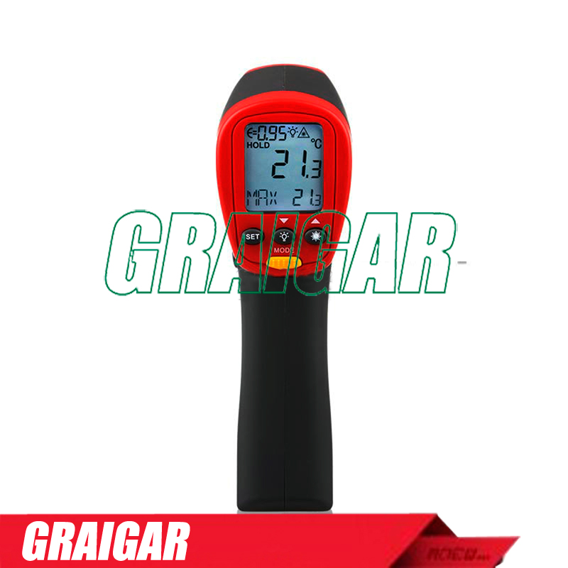 Handheld Infrared Thermometers UNI-T UT303C Industrial  temperature gauge Non-contract Digital IR Thermometer Gun -32 - 850