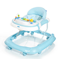 High Quality Baby Walker Anti Rollover Multifunctional Baby Walking Learning Car Driving Large Chassis Foldable Music