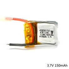 Mini Quadrokopter Spare Parts Battery 3.7V 150mAh Lipo Battery for Cheerson CX-10W CX10D RC Drones PostNL Free Shipping