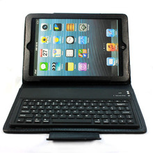 Mecall Wireless Bluetooth Keyboard Stand Leather Case Cover For Apple for ipad mini Free Shipping