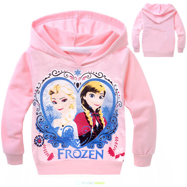 2 4Age Children hoodie Elsa Children Outerwear Coats Brand Cartoon Jackets Autumn Baby Kids Hoodies Boy