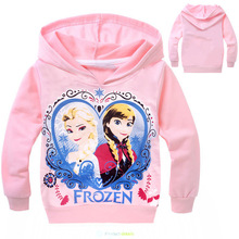 2 4Age Children hoodie Elsa Children Outerwear Coats Brand Cartoon Jackets Autumn Baby Kids Hoodies Boy