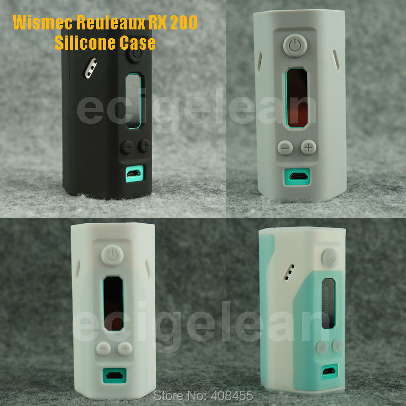 Post 5pc*Wismec Reuleaux RX200 silicone case VS X Cube II 160W wrap/Snowwolf mini 75w/istick 100w cover/ IPV D3 skin/ Nebox case