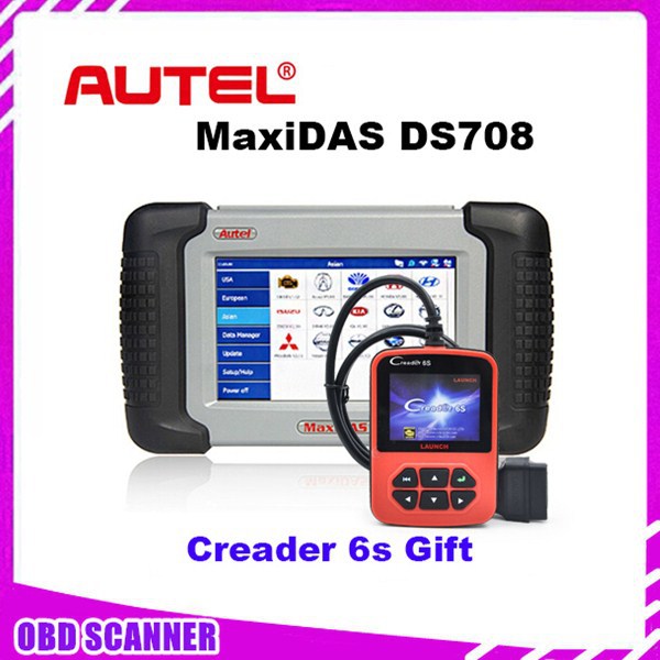 2015  Autel MaxiDAS DS708    Autel DS708     Creader 6 s 