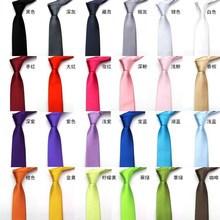 New 5CM leisure British style Neck tie Students Solid Narrow tie 20 Colors bright Gravat Neck wear Women men for Wedding Prom