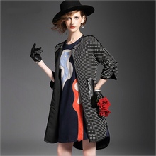TOP Quality New 2015 winter coat womens Large collar hooded woman outwear Shitsuke Manteau Femme Coat Bodycon Dress Peacoat