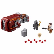 New LEPIN Star Wars Rey’s Speeder Figure Toys building blocks set minifigures Compatible with Action Figures Starwars Toys